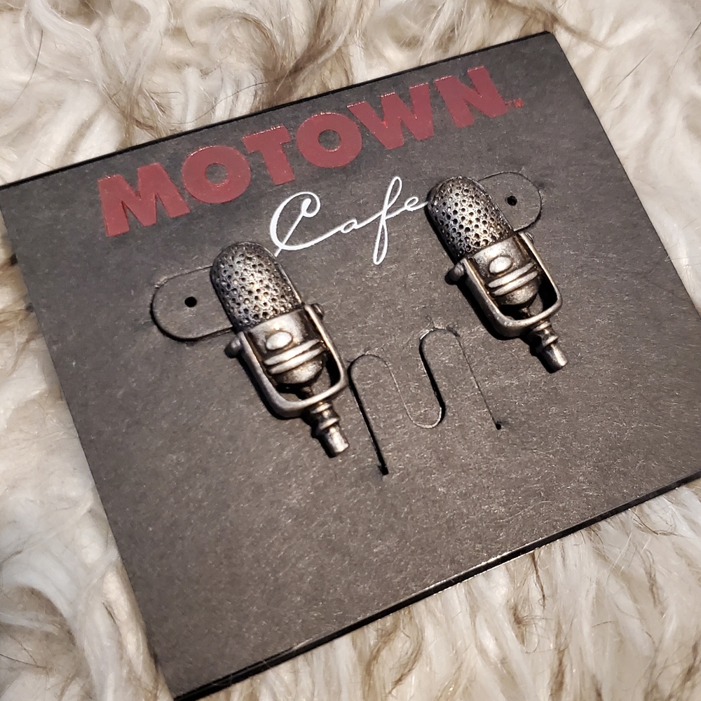 RARE Vintage Microphone Earrings